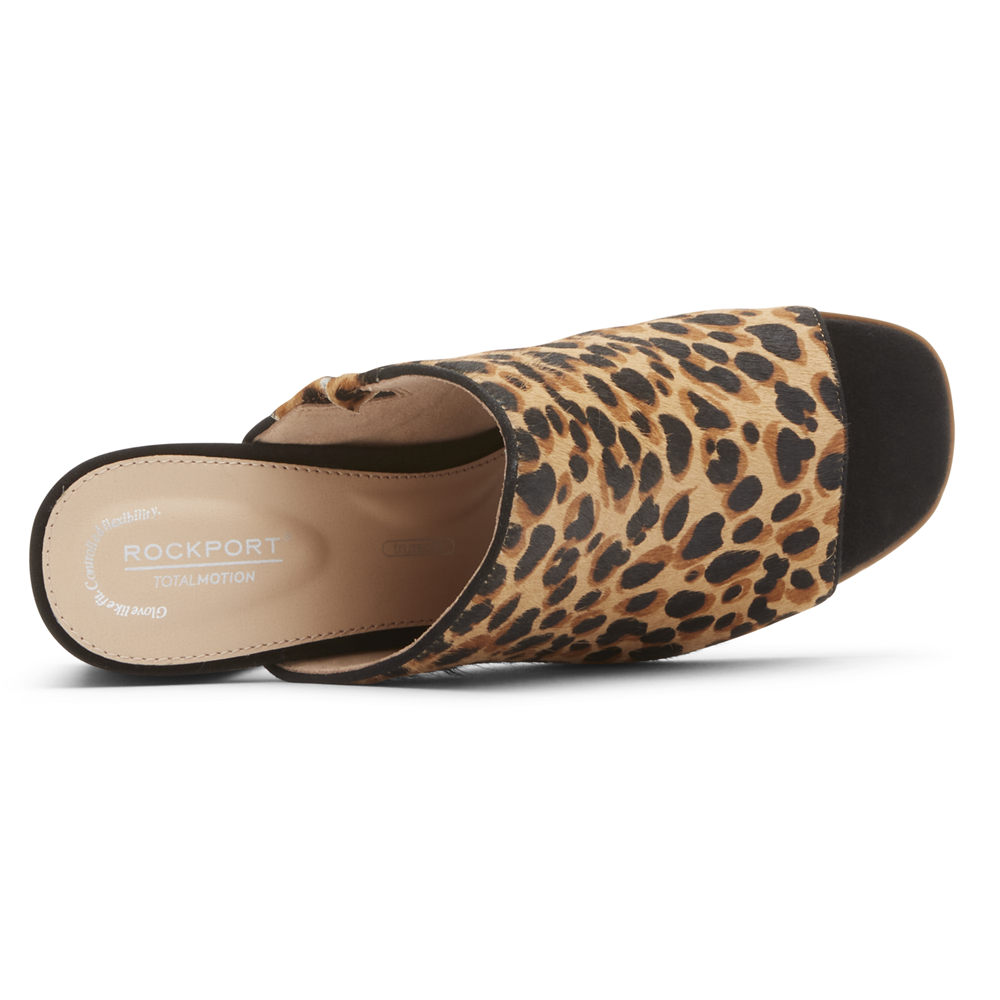 Sandalias Rockport Mujer Mexico - Total Motion Amara Leopardo - OTKAW0287